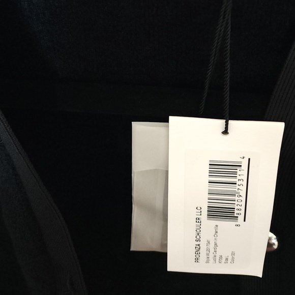 Proenza Schouler Cardigan - Black Chenille - Size Large - Picture 3 of 10